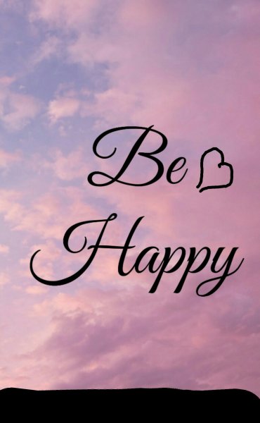 Be Happy надпись