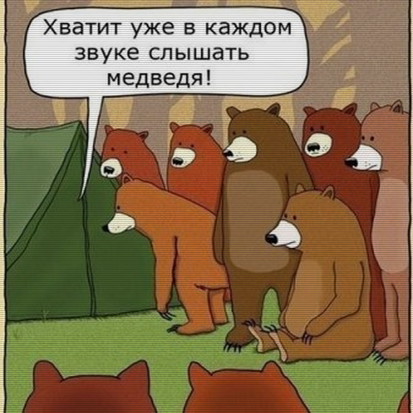 Хватит уже в каждом звуке слышать медведя