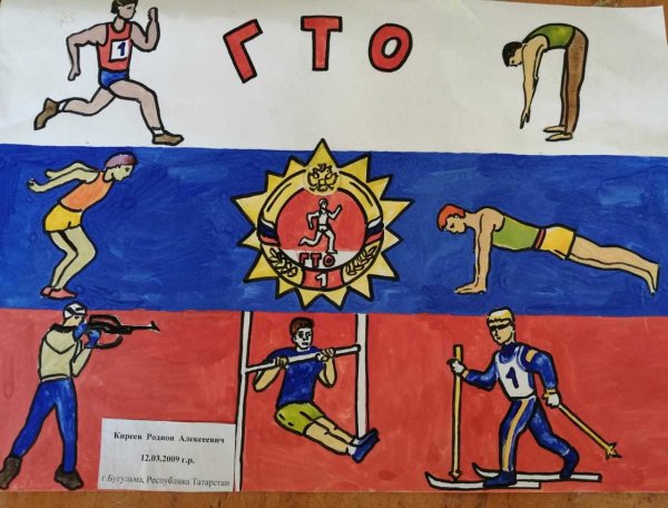 Плакат ГТО для дошкольников