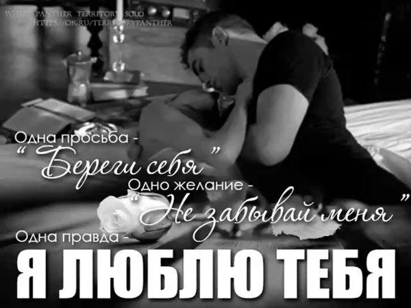 Ты береги себя любимый