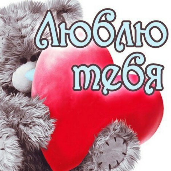 Я тебя очень люблю
