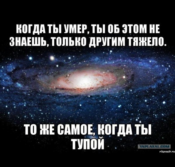 То же самое когда ты тупой