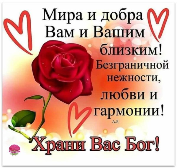 Мира и добра вам и вашим близ