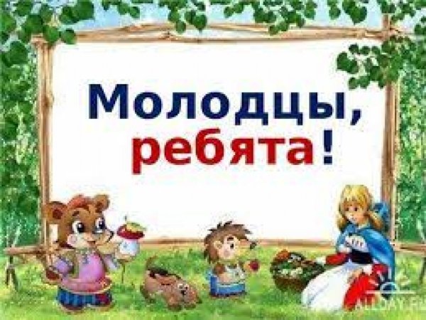 Молодцы ребята