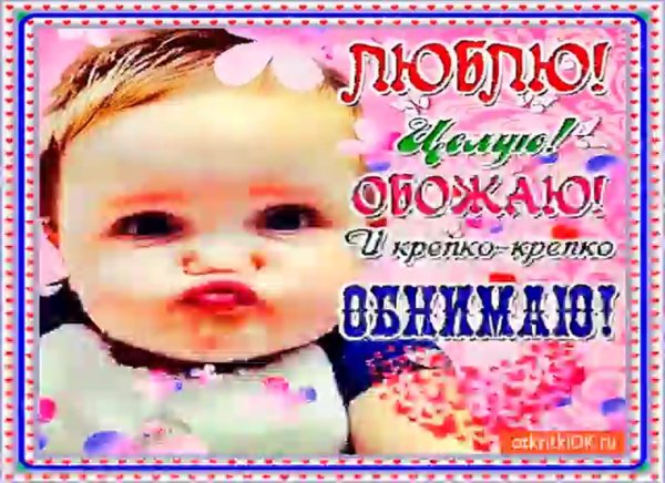 Целую обнимаю