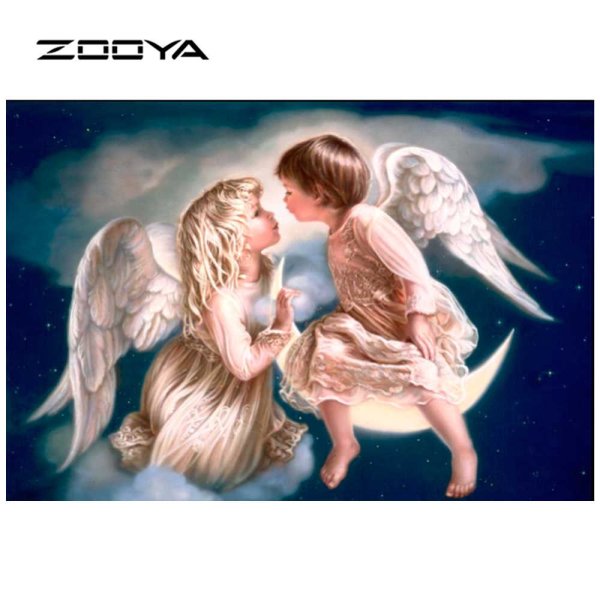 Алмазная мозаика Ангелочек 40 50