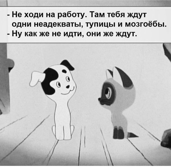 Не ходи на работу там тебя ждут