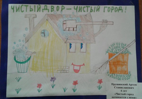 Рисунки на тему чистый город начинается с меня