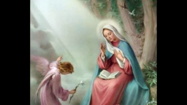 С Благовещением Пресвятой Богородицы маме