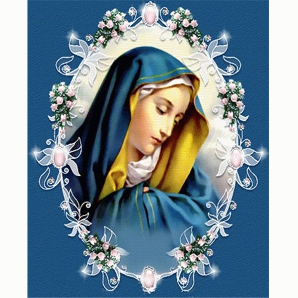 Алмазная мозаика Дева Мария