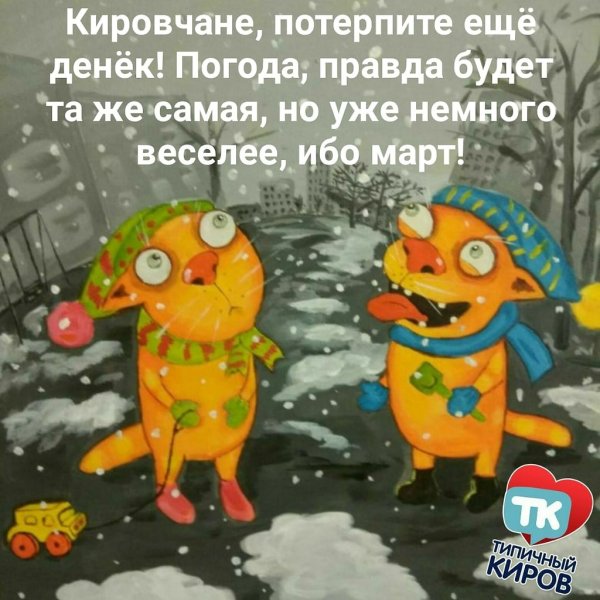Вася Ложкин коты зима