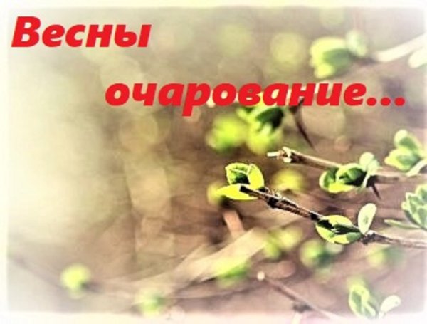 Весна в поэзии