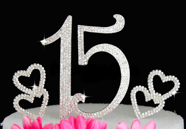 Цифра 15 красивая