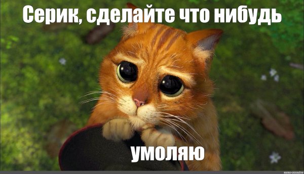 Кот в сапогах Мем