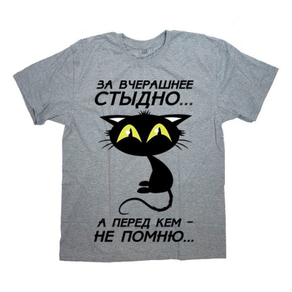 Прикольные надписи на футболках