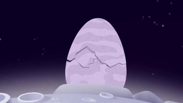 Яйцо Лунтика на Луне