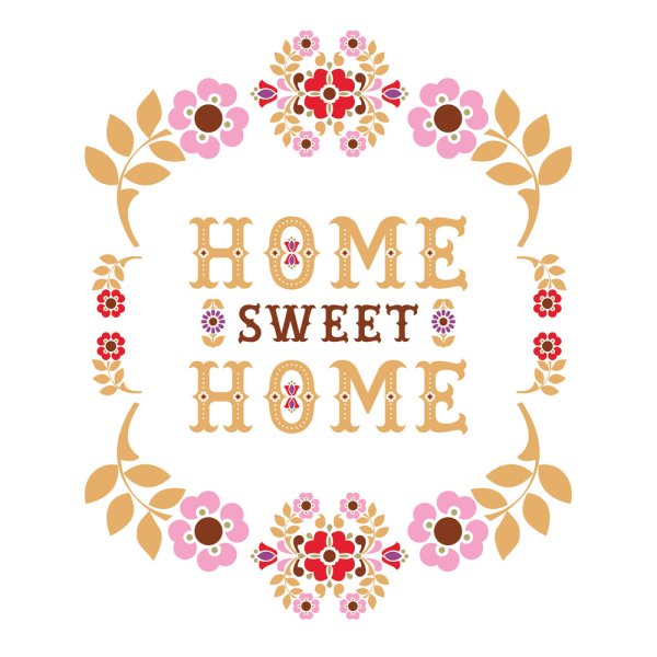 Home Sweet Home надпись