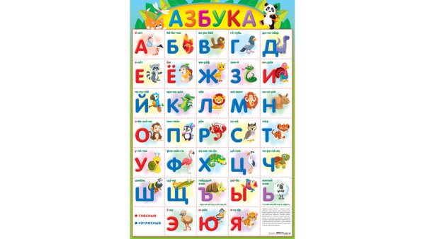Плакат а2 "Азбука" - 84.542