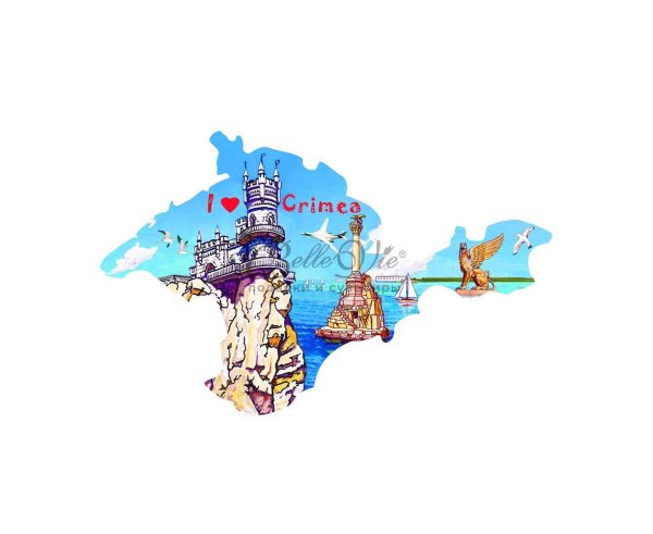 Я люблю Крым вектор