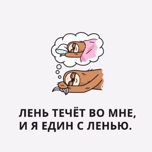 Картинки про лень прикольные