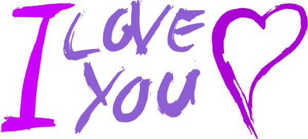 I Love you без фона