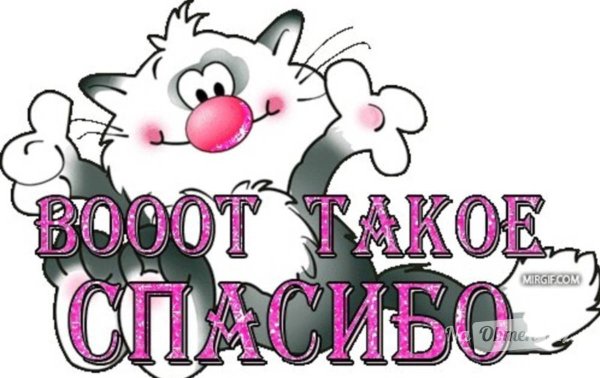 Спасибо за поздравления