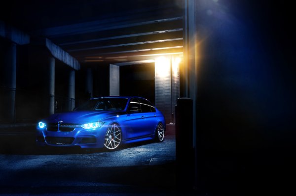 BMW m5 f30 неон вертикальный