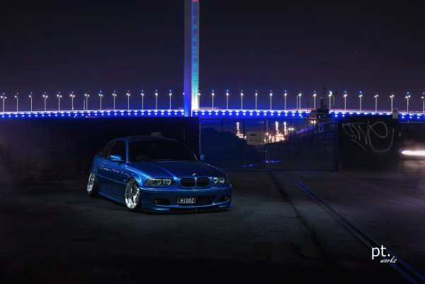 BMW m5 e39 ночной город
