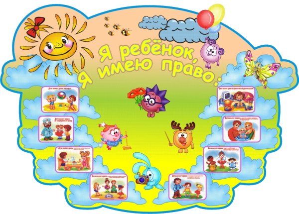 Стенд права ребенка