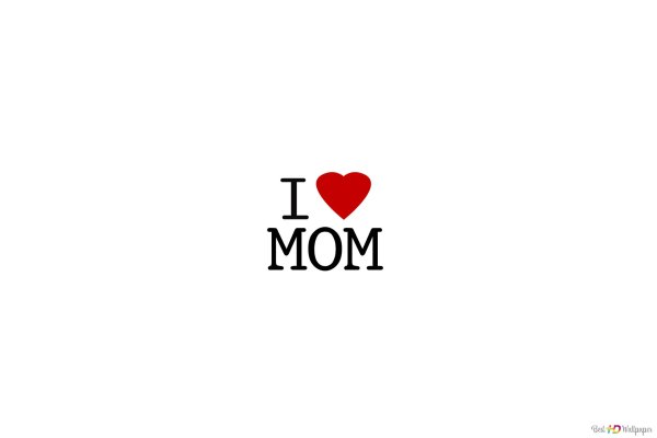 Mom надпись