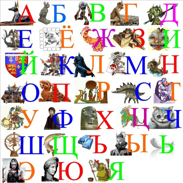 Весёлый алфавит для детей