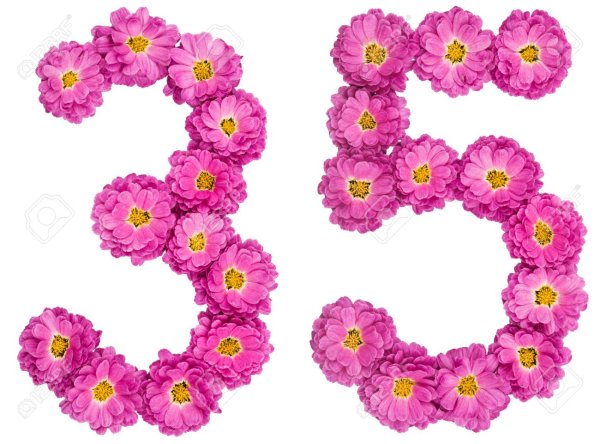 35 Из цветов