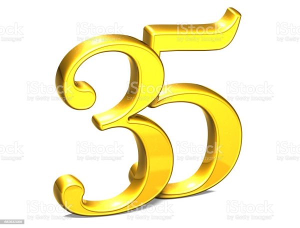 35 Цифра красивая