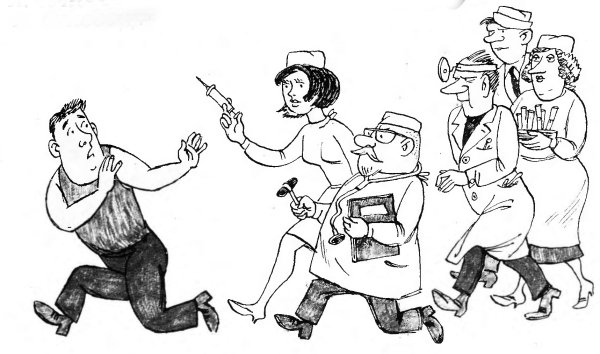 Вакцинация карикатура