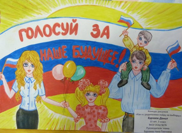 Я рисую выборы детские рисунки