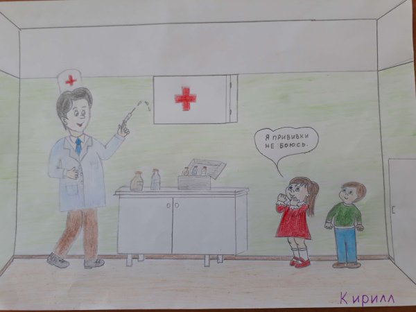 Рисунки на тему прививки