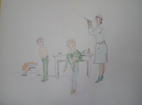 Рисунок я уколов не боюсь