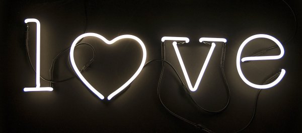 Надпись i Love you