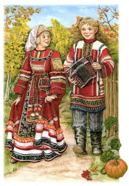 Плакат мы любим Россию
