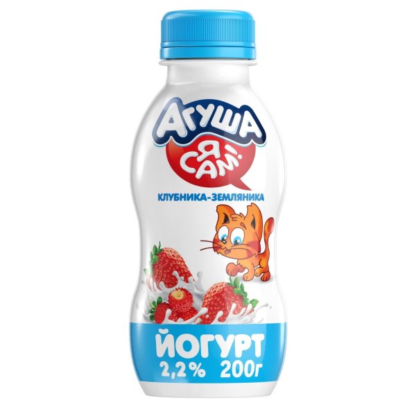 Агуша йогурт клубника земляника