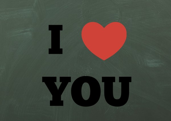 Надпись Love me
