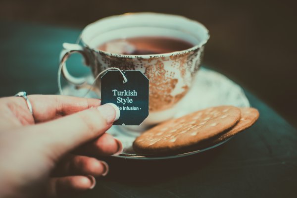 Чай с печеньем Эстетика
