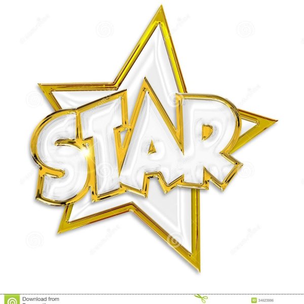 Красивая надпись Star
