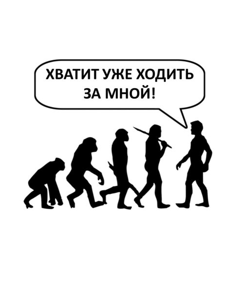Хватит за мной ходить Эволюция