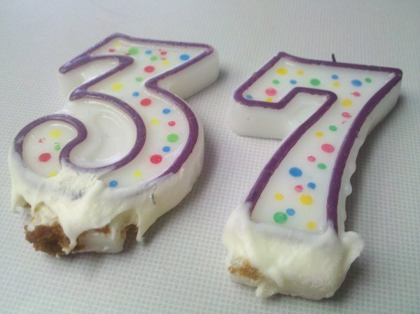 Торт с днём рождения 37 лет