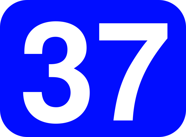 Цифра 37 в картинках