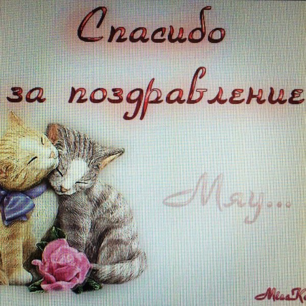 Благодарю от всей души