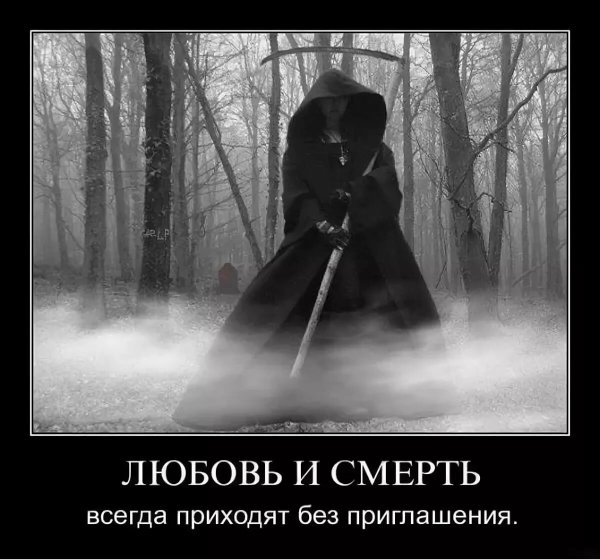 Смерть пришла за человеком