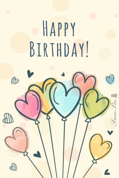 Happy Birthday рисунок