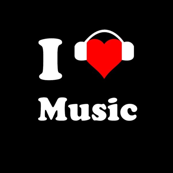 Надпись i Love Music